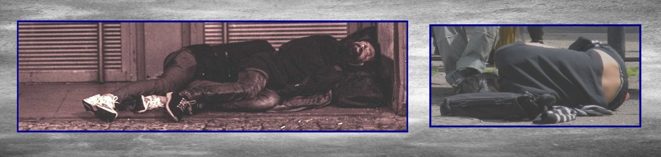 Homeless people.